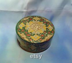 Vintage Emeraude Powder Box Very Clean Air Spun