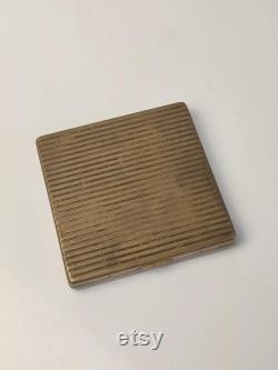 Vintage Enamel Trinket Powder Box rare boat sea rare beautiful box Soviet