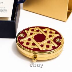 Vintage Estée Lauder Golden Lattice Compact Lucidity Pressed Powder New In Box