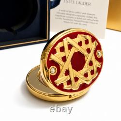 Vintage Estée Lauder Golden Lattice Compact Lucidity Pressed Powder New In Box