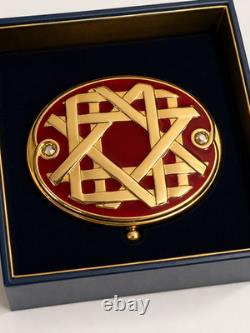 Vintage Estée Lauder Golden Lattice Compact Lucidity Pressed Powder New In Box