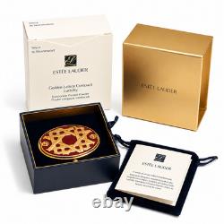 Vintage Estée Lauder Golden Lattice Compact Lucidity Pressed Powder New In Box