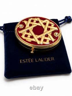Vintage Estée Lauder Golden Lattice Compact Lucidity Pressed Powder New In Box