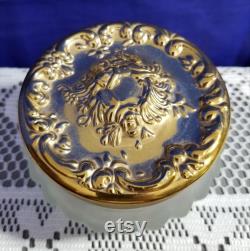 Vintage Estee Lauder Re-Nutriv Face Powder Glass Jar