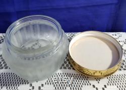 Vintage Estee Lauder Re-Nutriv Face Powder Glass Jar