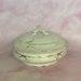 Vintage Etruria Mellor and Co., Old Paris Style White And Gold Gilt Porcelain Covered Powder Dish