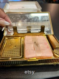 Vintage Evans gold tone Cosmetic case purse cigarette case