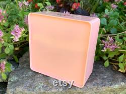 Vintage Evyan Perfumes Pink Plastic Powder Box with Art Nouveau Design Empty Vintage Powder Container Vanity, Boudoir, Bathroom