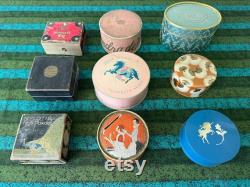 Vintage Face Body Powder boxes Richard Hudnut Face Powder Box, Jontue, Golden Peacock, Nylotis, John Robert Powers, Coty Airspun U CHOOSE