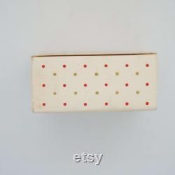 Vintage Face Powder 1950's Richard Hudnut Three Flowers Face Powder Box Peach Unopened Powder Bowl Refill Vanity Storage Make-up