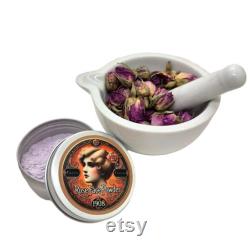 Vintage Face Powder Compact with powder puff 1920s 30s Style Free shipping