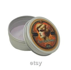Vintage Face Powder Compact with powder puff 1920s 30s Style Free shipping