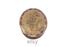 Vintage Face Powder Oval Box Madame Du Barry Richard Hudnut Shabby Romantic Vanity Decor