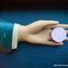 Vintage Face Powder Sifter Traveling Compact Soft Pink 1920s 1930s Vanity Accessory LBCC Historical