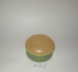 Vintage Floral Plastic Dusting Powder Container With Lid By Cashmere Bouquet