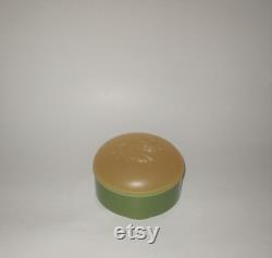 Vintage Floral Plastic Dusting Powder Container With Lid By Cashmere Bouquet