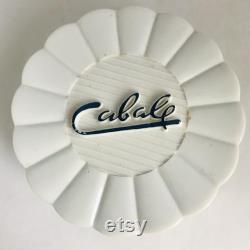 Vintage French Face Powder Box Cabale Tho-Radia 1950s