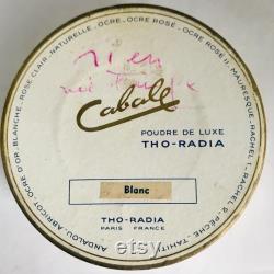 Vintage French Face Powder Box Cabale Tho-Radia 1950s