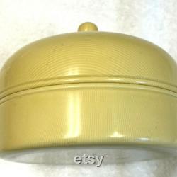 Vintage French Ivory Colored Celluloid Powder Box 3.5 x 4.5