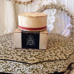 Vintage Full Rare Made in Greece Powder Box, Vintage Collectible Powder Box, Vintage Powder Box, Mid Century Cosmetics,Vintage Make up