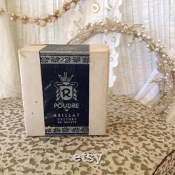 Vintage Full Rare Made in Greece Powder Box, Vintage Collectible Powder Box, Vintage Powder Box, Mid Century Cosmetics,Vintage Make up