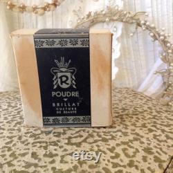 Vintage Full Rare Made in Greece Powder Box, Vintage Collectible Powder Box, Vintage Powder Box, Mid Century Cosmetics,Vintage Make up