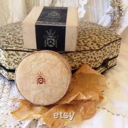 Vintage Full Rare Made in Greece Powder Box, Vintage Collectible Powder Box, Vintage Powder Box, Mid Century Cosmetics,Vintage Make up