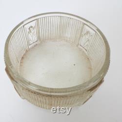 Vintage Glass Jar for Powder or Potpourri Powder Jar Deco