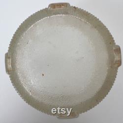 Vintage Glass Jar for Powder or Potpourri Powder Jar Deco
