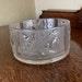 Vintage Glass Powder Jar witho Lid