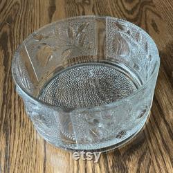 Vintage Glass Powder Jar witho Lid
