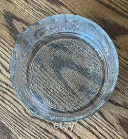 Vintage Glass Powder Jar witho Lid