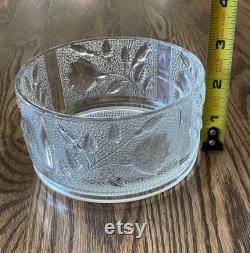 Vintage Glass Powder Jar witho Lid