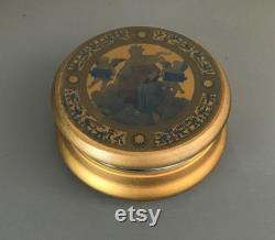 Vintage Gold Powder Box With Theology's Image Vintage Cherub Powder Box Vintage Trinket Box Vintage Dresser Box Image By Raffaello Sanzio