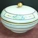 Vintage Hand Painted Powder Jar, Vanity Box, Trinket, Forget Me Nots, Royal Austria Porcelain J436