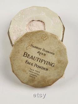 Vintage Harriet Hubbard Ayers Beautifying Face Powder 3.5 oz Overflowing Flesh