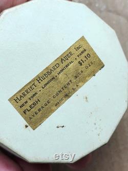 Vintage Harriet Hubbard Ayers Beautifying Face Powder 3.5 oz Overflowing Flesh