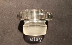 Vintage Heisey Glass Puff Box with Ground Lid 25 1910 from DustyMillerAntiques