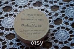 Vintage Helena Rubenstein Powder Box and Charles of the Ritz Made to Order Face Powder Box