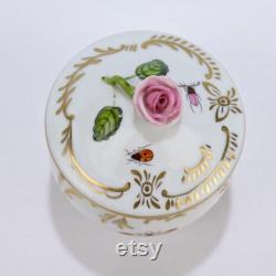 Vintage Herend Porcelain Rothschild Covered Dresser Box 6044 Ro J95 668