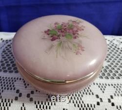 Vintage Himark Italy Alabaster Trinket Jewelry Hinged Box