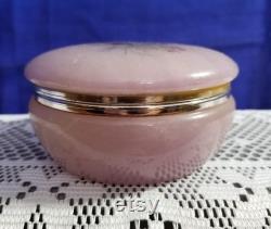 Vintage Himark Italy Alabaster Trinket Jewelry Hinged Box