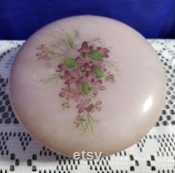 Vintage Himark Italy Alabaster Trinket Jewelry Hinged Box