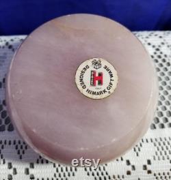 Vintage Himark Italy Alabaster Trinket Jewelry Hinged Box