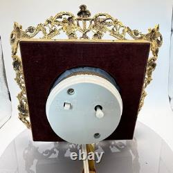 Vintage Hollywood Regency Vanity Dresser Set 6 Pc 24kt Ormolu Filigree MCM