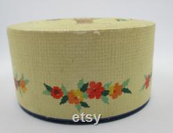 Vintage Houbigant EMPTY Powder Box Quelques Fleurs Powder Tin- Vintage French Boudoir or Vanity Décor 1950's French Dressing Table Décor