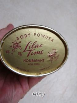 Vintage Houbigant Lilac Time body powder unopened
