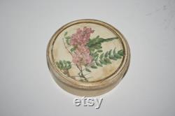 Vintage Italian Painted Ceramic Covered Jar