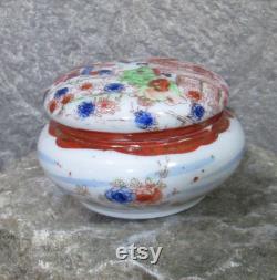 Vintage Japanese Geisha Ware Powder Jar
