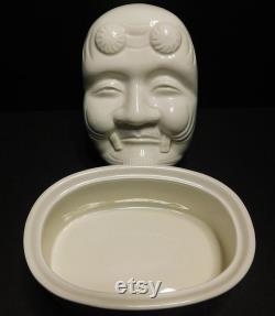 Vintage Japanese Porcelain Powder Box